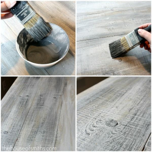 making weathered barnboard out of new lumber