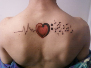 Music Tattoo Design