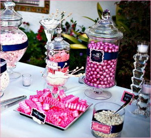... selection of candy perfect for a Fashion Diva Birthday Party