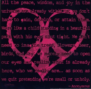 Peace Sign IV ~ Fine-Art Print