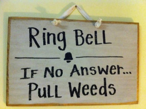 Ring Bell, If No