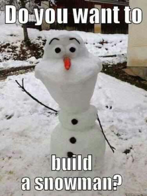 Love that snowman, **Olaf**!!