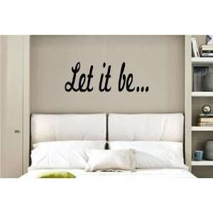 ... It Be the Beatles Quote Sticker Wall Decal Nursery Art Sticker Music