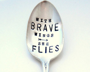 ... . Encouragement. Quote on Spoon. Survivor Gift. Fight Like a Girl