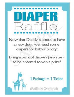Baby Shower Raffles, Baby Shower Twin Boys, Baby Shower Diaper Raffle ...