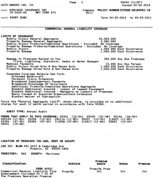 To supplement the Official & Legal Registrations, I also had to ...