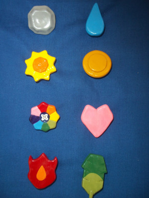 Indigo League Badges...