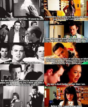 Glee- The Quarterback Heartbreaking episode, cried my eyes out