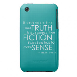 Stranger Than Fiction Moden Quote Phone Case iPhone 3 Cover