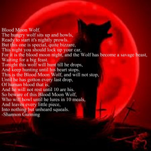 Blood Moon Wolf
