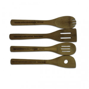4pc Personalized Bamboo Kitchen Spoons , $10.99 -- another neat ...