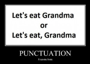 Persnickety about punctuation