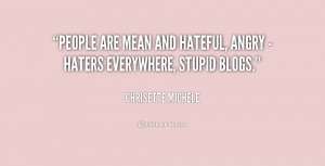 Mean and Hateful People Quotes