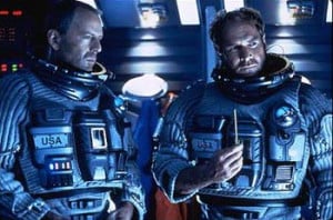Bruce Willis and Will Patton in Touchstone’s Armageddon – 1998