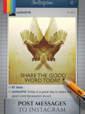 Christian Message - Share bible quotes on Instagram - iPhone Mobile ...