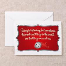 Polar Express Train Quote Greeting Card
