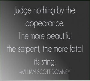 don't judge by appearance