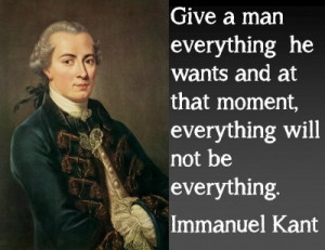 Immanuel kant quotes sayings experience knowledge real