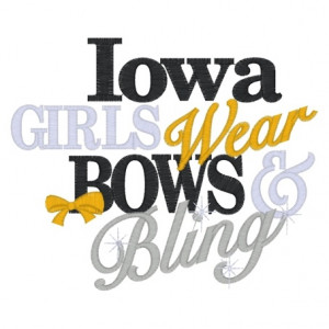 Iowa Girls Wear Bows & Bling