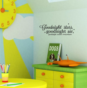 Good Night Moon Wall Decal - Available at Amazon also: Art Decal Quote ...