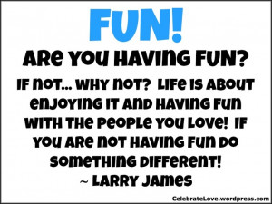 Focus on having fun together!