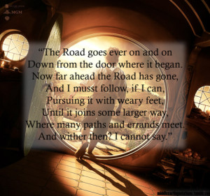 Bilbo’s Travel Song, The Fellowship of the Ring, Book I, A long ...