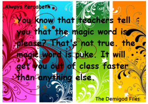 Percy Jackson Quote 1 by AlwaysPercabeth