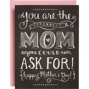 chalkboard mother's day card