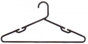 Shirt Hanger Tubular D34 - Carton of 80