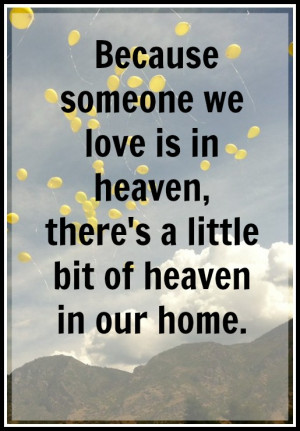 quotes about heaven gained an angel