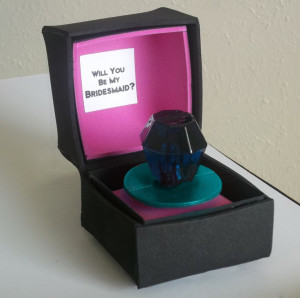 Ring Pop Box Will You Be My Bridesmaid Wedding Favor Pop The Question ...