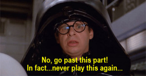 ... spaceballs oldest trick in the book spaceballs nervously sipping