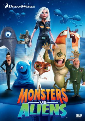 monsters vs aliens movie poster monsters vs aliens in 3d and