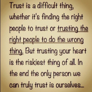 Trust quote