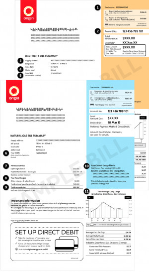 the back of your bill the front of your bill the front of your bill ...