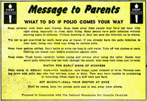 Were YOU a Polio Pioneer--Vaccinations For Polio Started 59 Years Ago ...