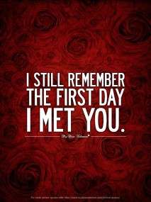 Our First Kiss Quotes First crush quotes - i