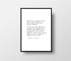Sartre, Typewriter, Style, Quote, Philosophy, Life, Literary Quote ...