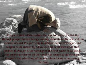 prayer is that which enables the soul to realize its divinity through ...