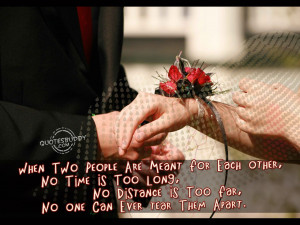 When Two People Are Meant For Each Other, No Time Is Too Long