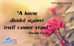 Good English Wisdom Quotations by Abraham Lincolnn.