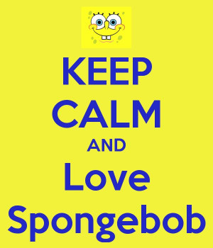 sponge bob is cute