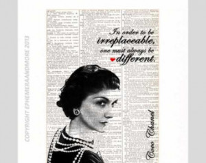 Coco Chanel Quote French