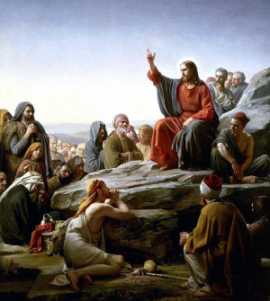 Foto de Jesus em O Sermão da Montanha: