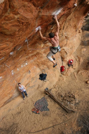 rock climbing... It is going to be a long time before I can climb ...