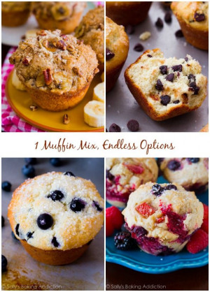 ... create bakery-style muffins at home! @Sally [Sally's Baking Addiction