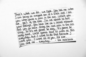 The Notebook.
