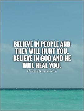 ... been let down so many times that being hurt doesn't phase me any more