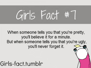 ... girls fact click here tags girls fact meme memes wtf quotes true ugly