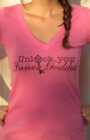 Fifty shades of Grey Inspired, Unlock Your Inner Goddess, Womens T ...